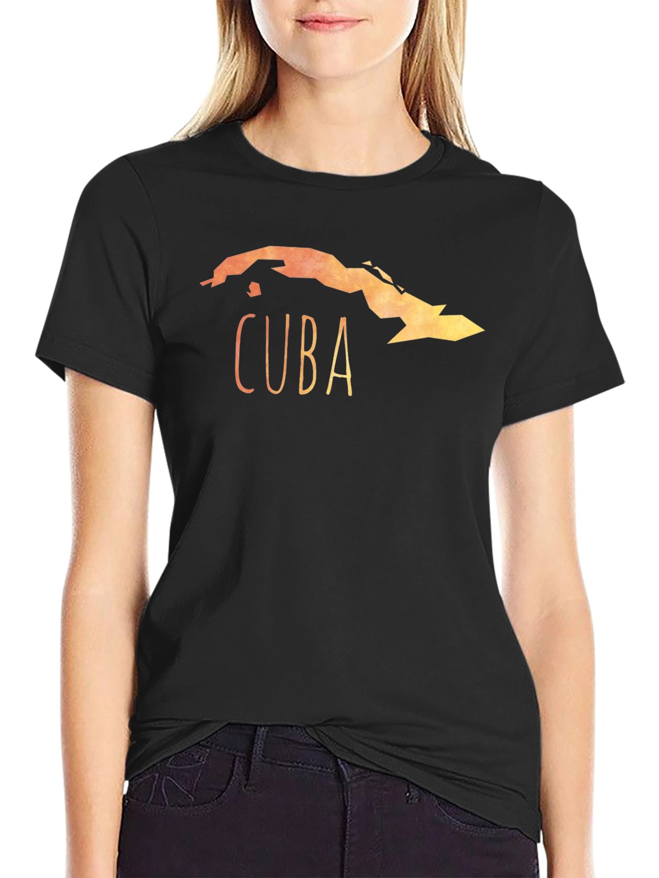 Cuba Map T-Shirt - Unique Travel Souvenir