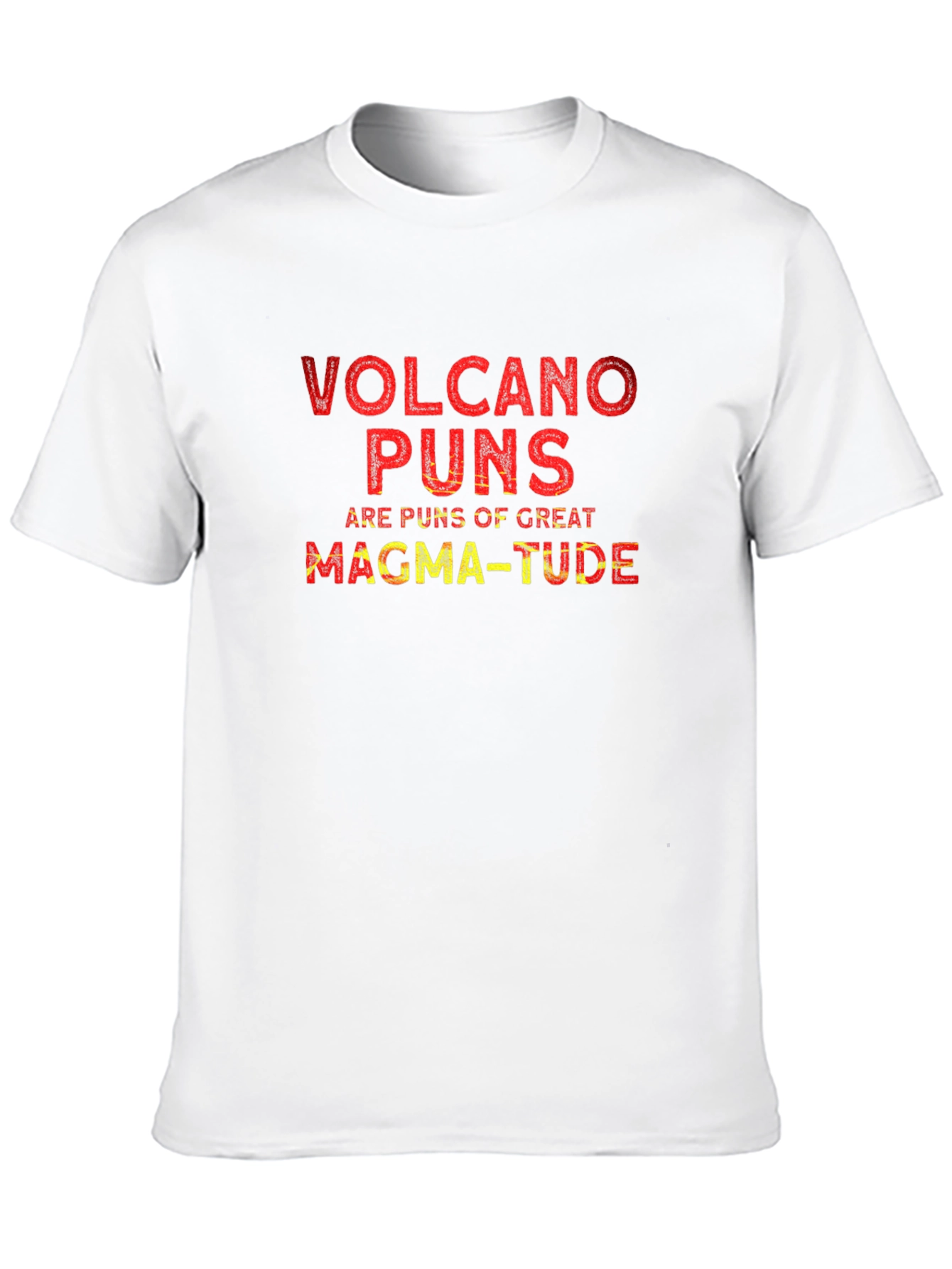 Volcano Puns Graphic T-Shirt - Great Magma-tude!
