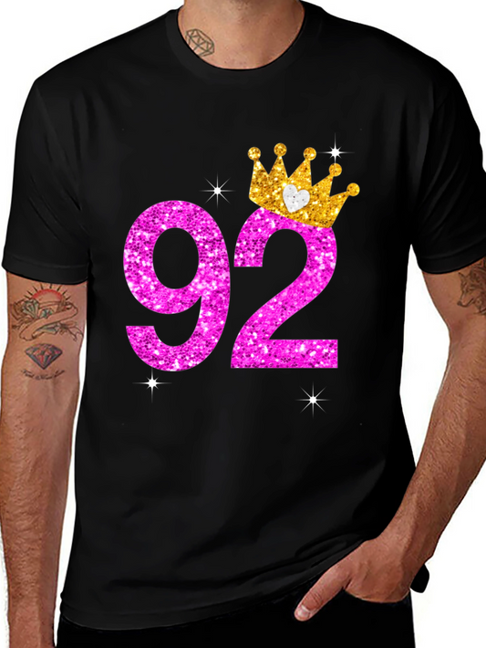92nd Birthday Crown T-Shirt