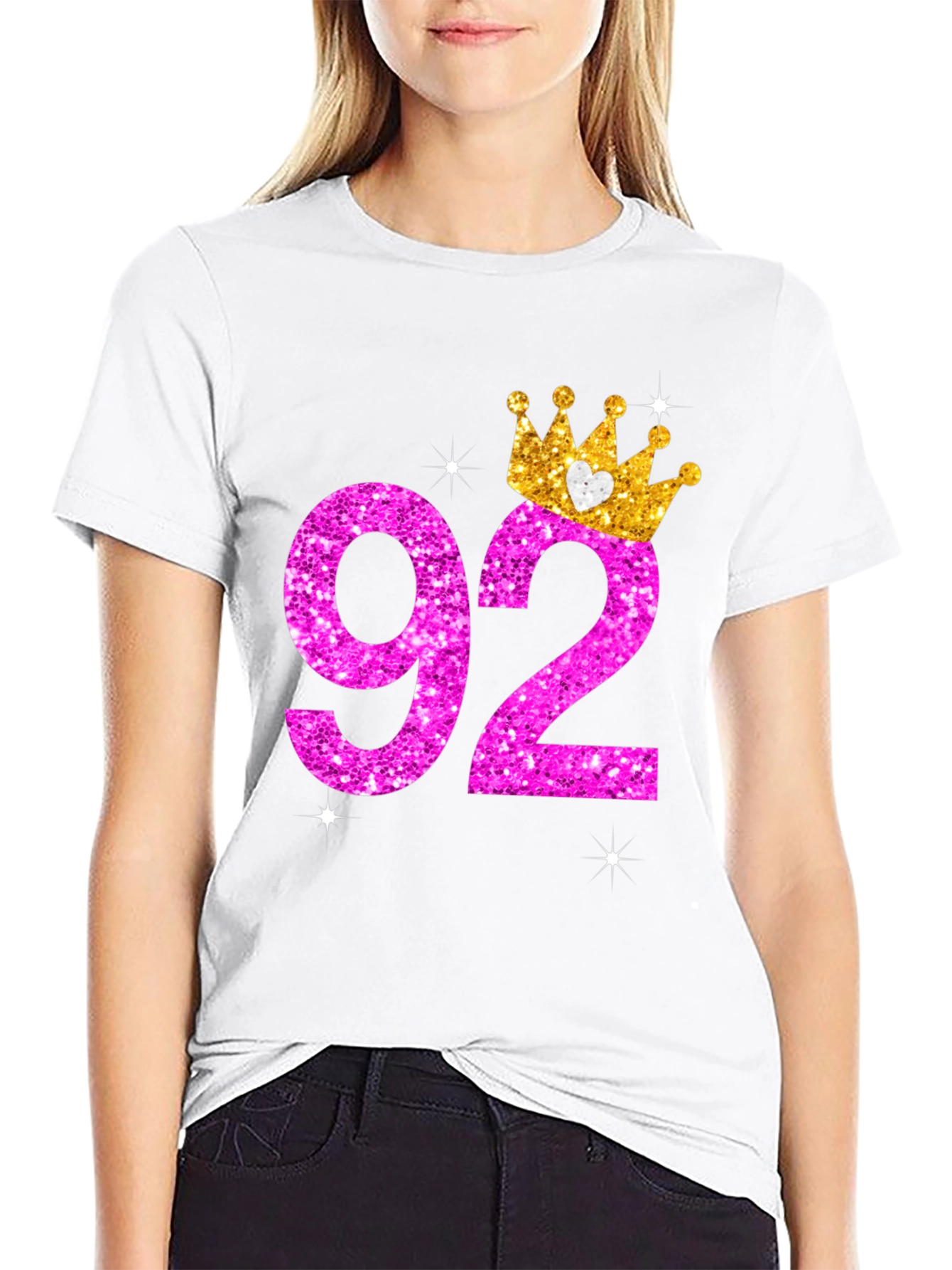 92nd Birthday Crown T-Shirt