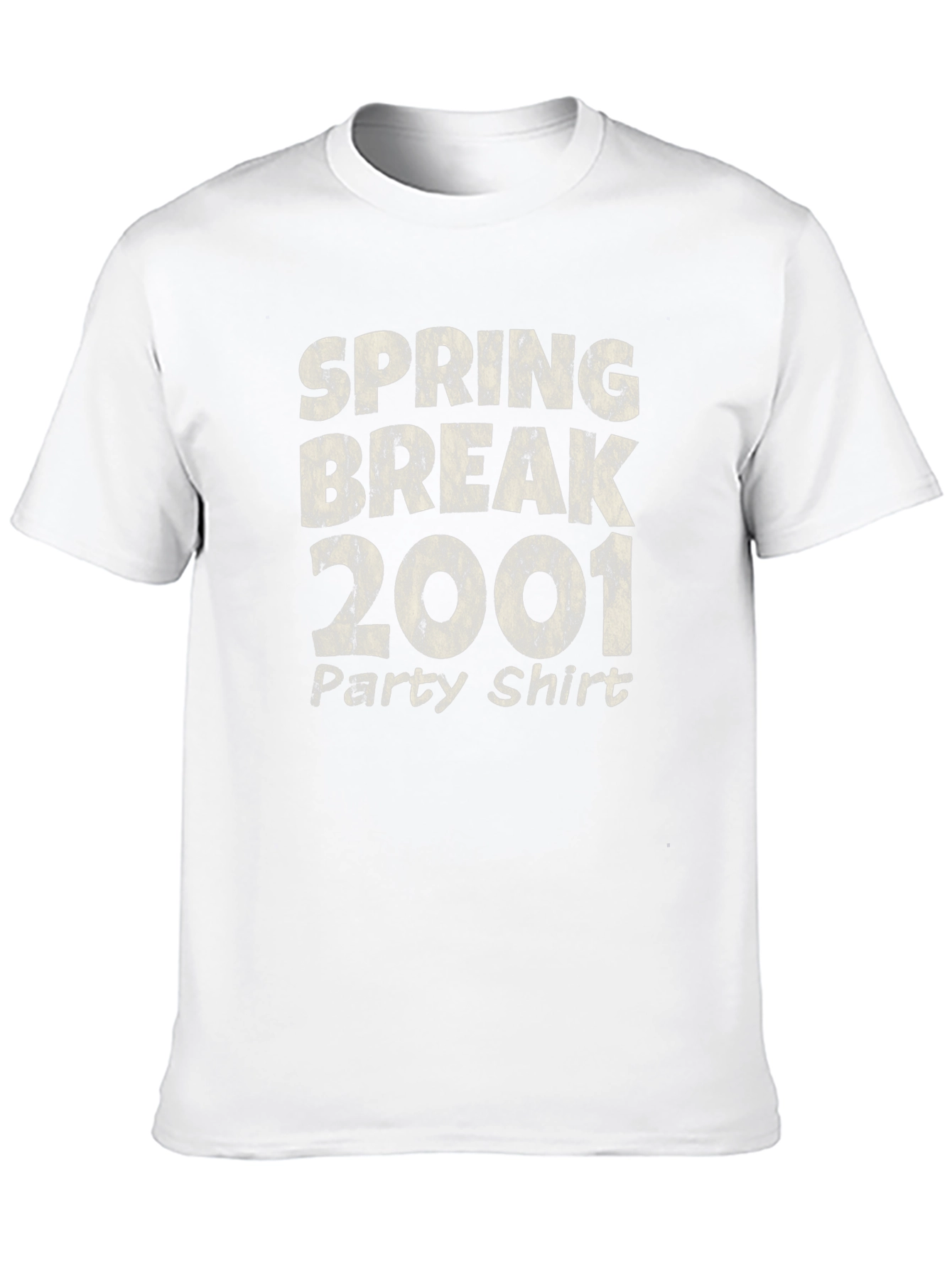 Spring Break 2001 Party Shirt - Black Tee