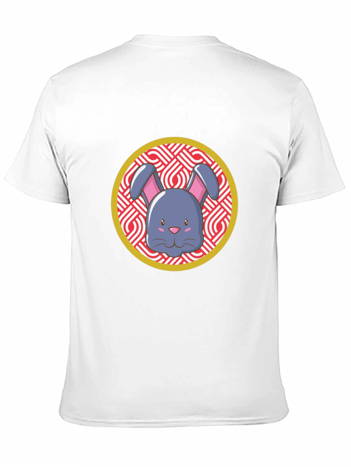 Bunny Graphic Tee - Stylish Black Cotton T-Shirt