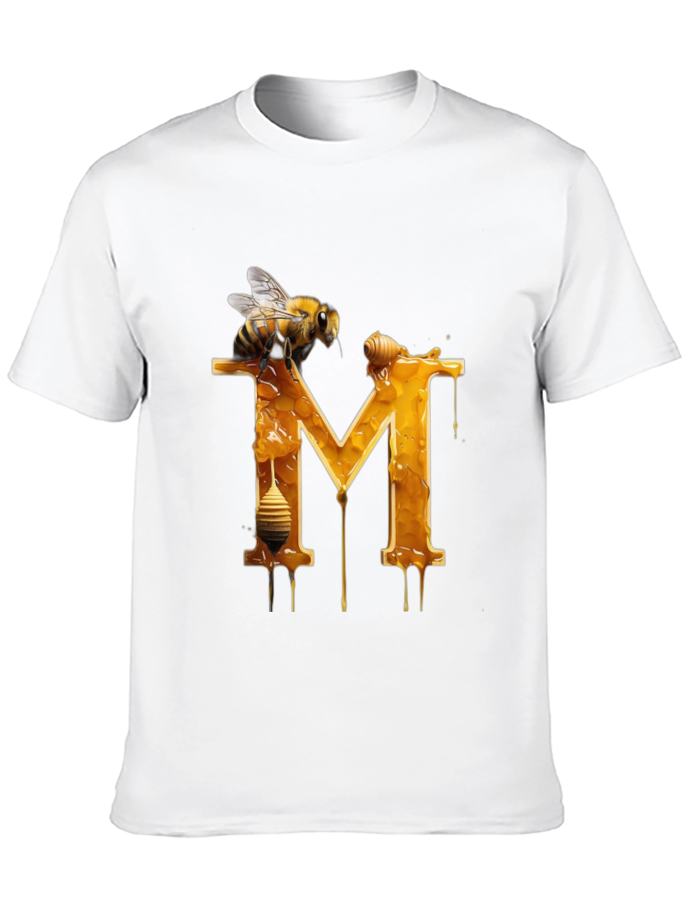 Honey Bee M Letter T-Shirt