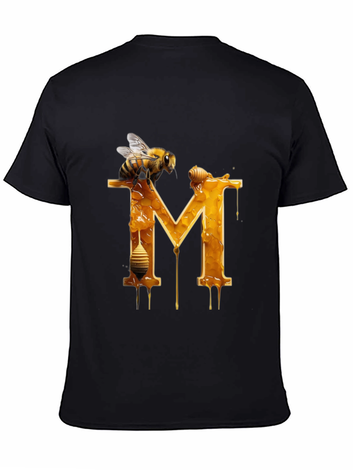 Honey Bee M Letter T-Shirt