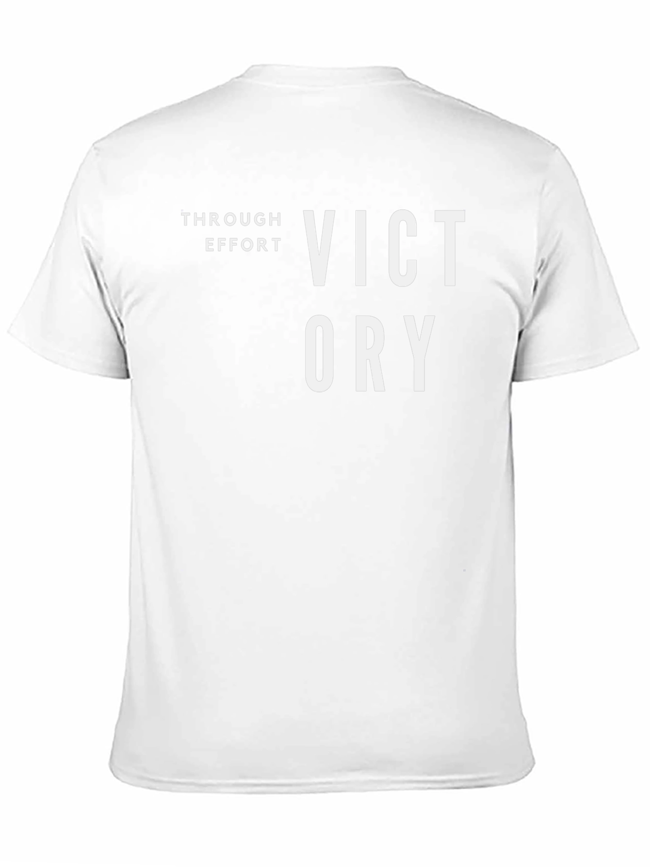 Victory Through Effort Black T-Shirt