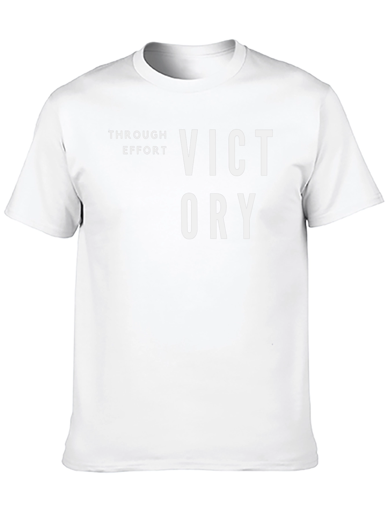 Victory Through Effort Black T-Shirt