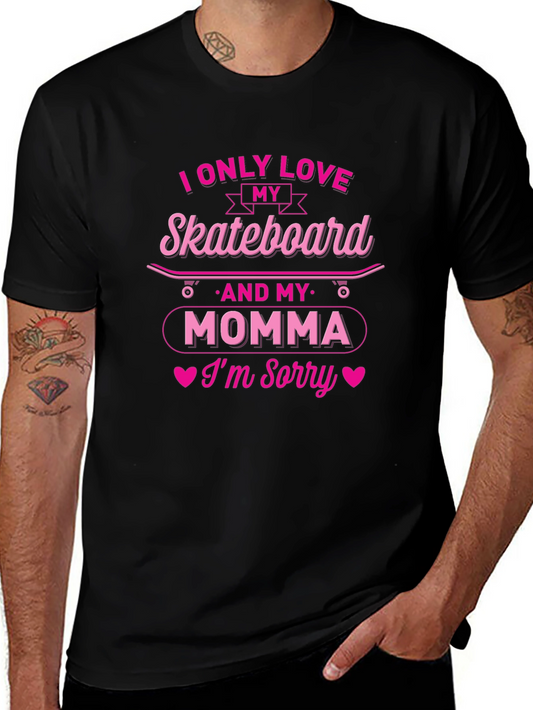 Skateboard & Momma Graphic Tee