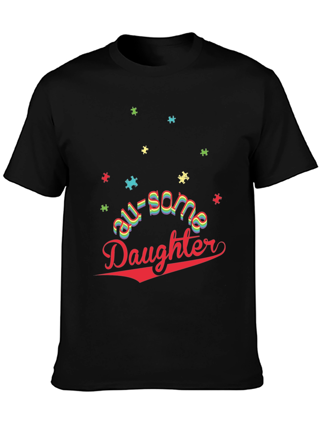 Awesome Daughter Autism Awareness T-Shirt