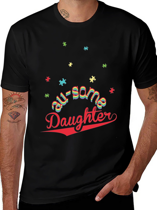 Awesome Daughter Autism Awareness T-Shirt