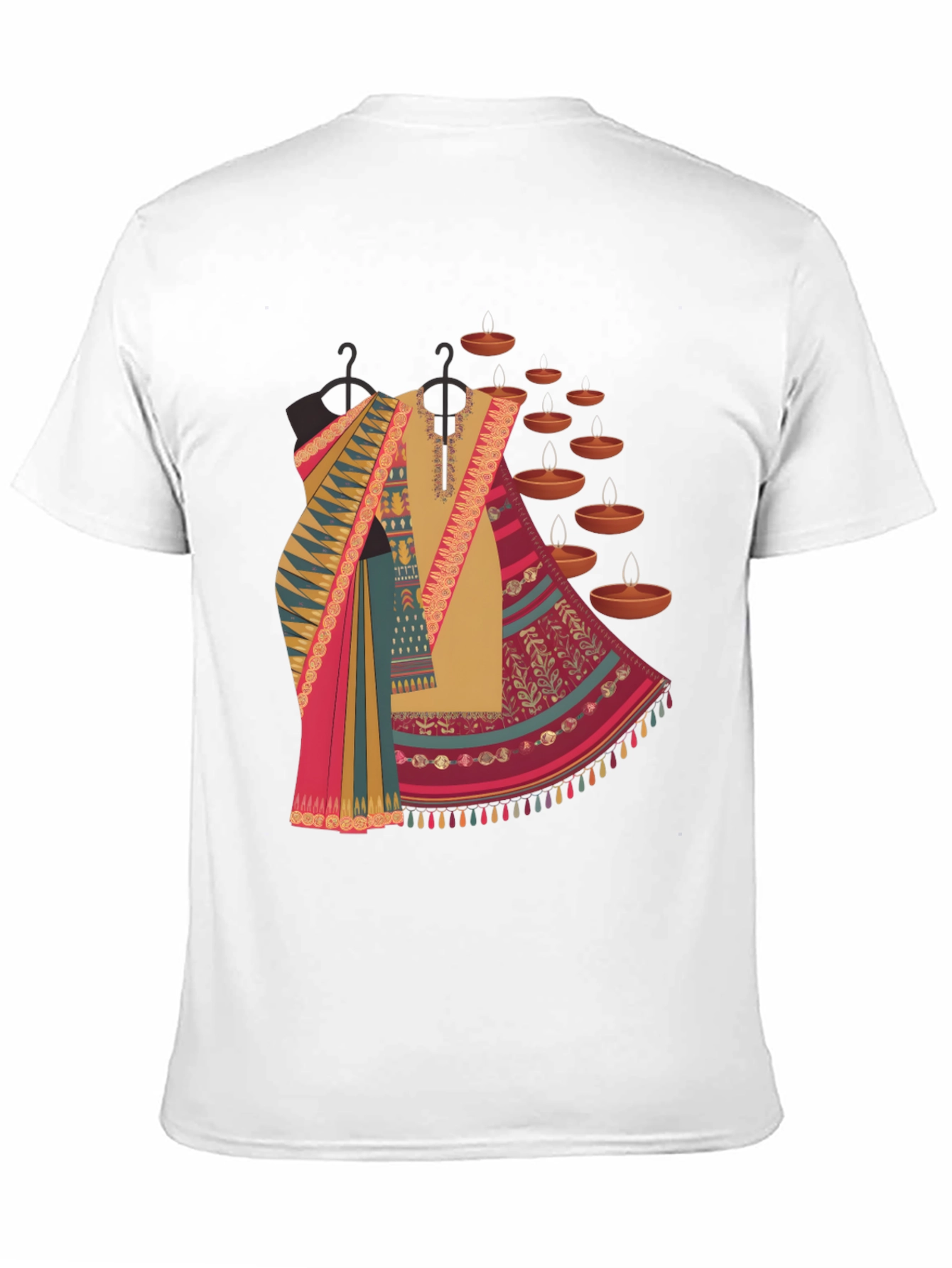 Diwali Outfit T-Shirt - Festive Fashion Tee