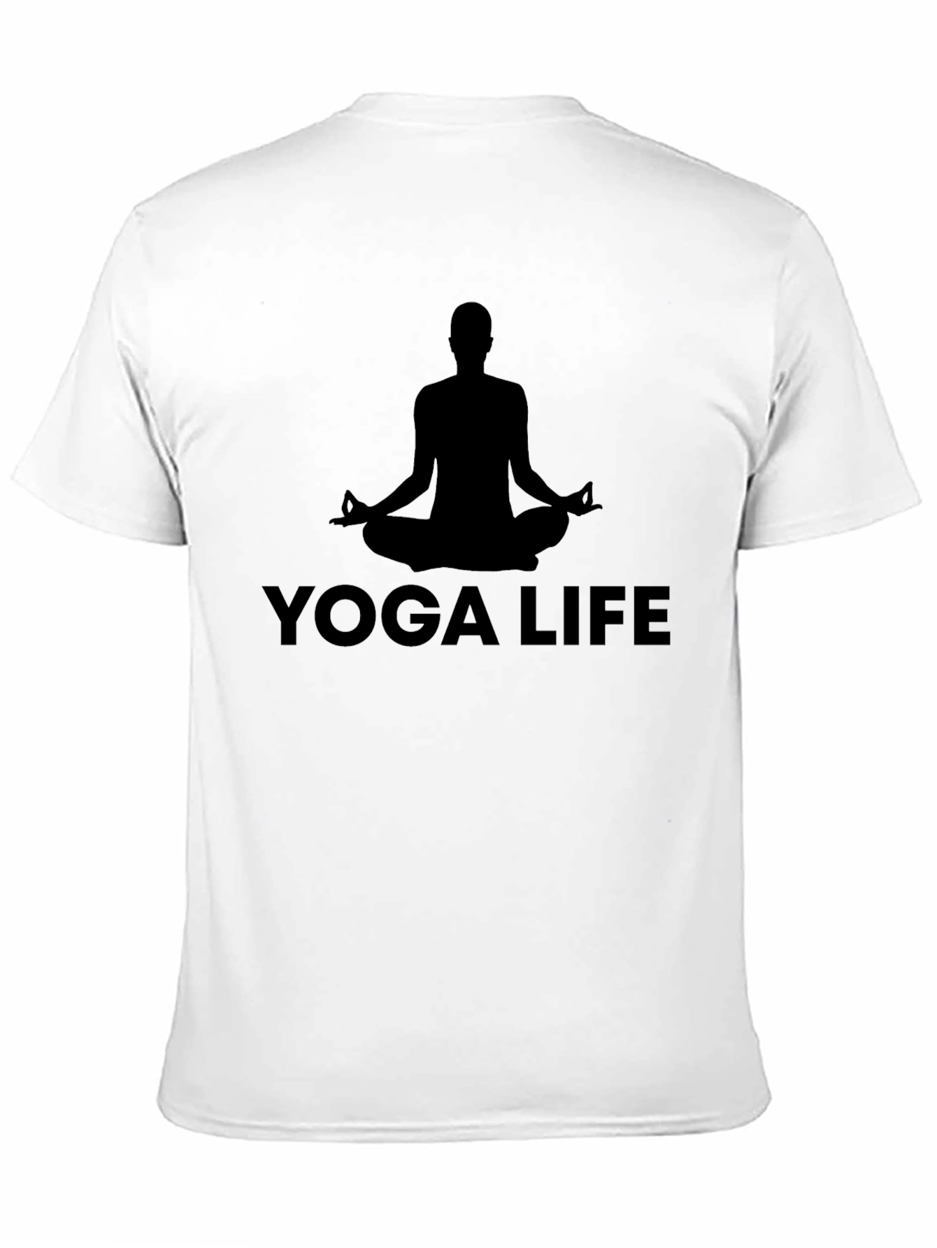 Yoga Life Meditation T-Shirt - Black