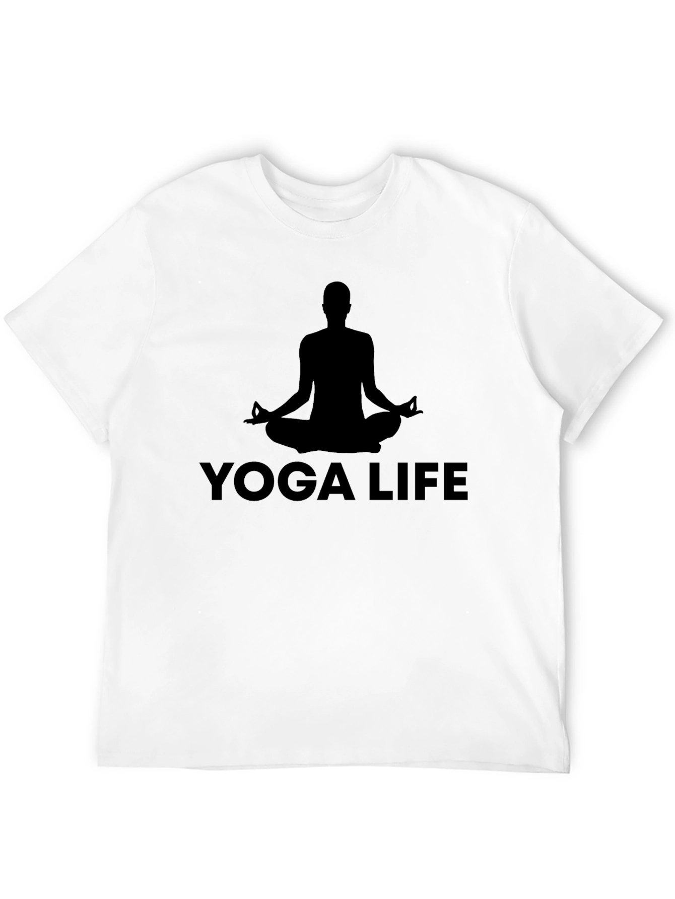 Yoga Life Meditation T-Shirt - Black