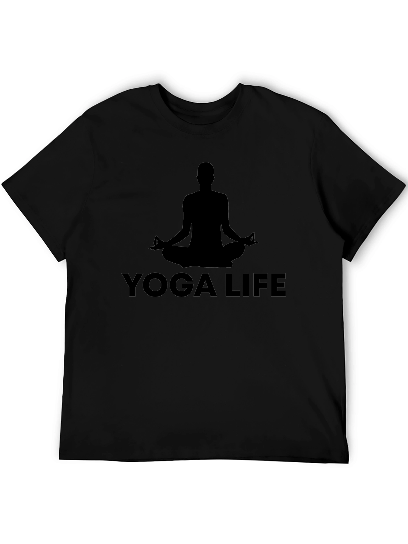 Yoga Life Meditation T-Shirt - Black