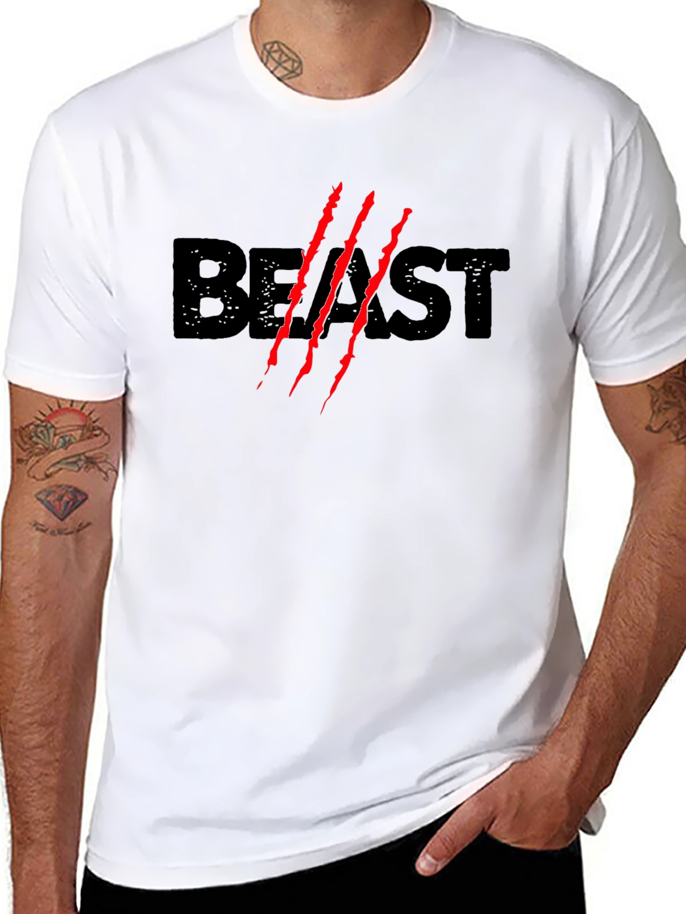 Beast Mode Claw Graphic Tee - Black T-Shirt