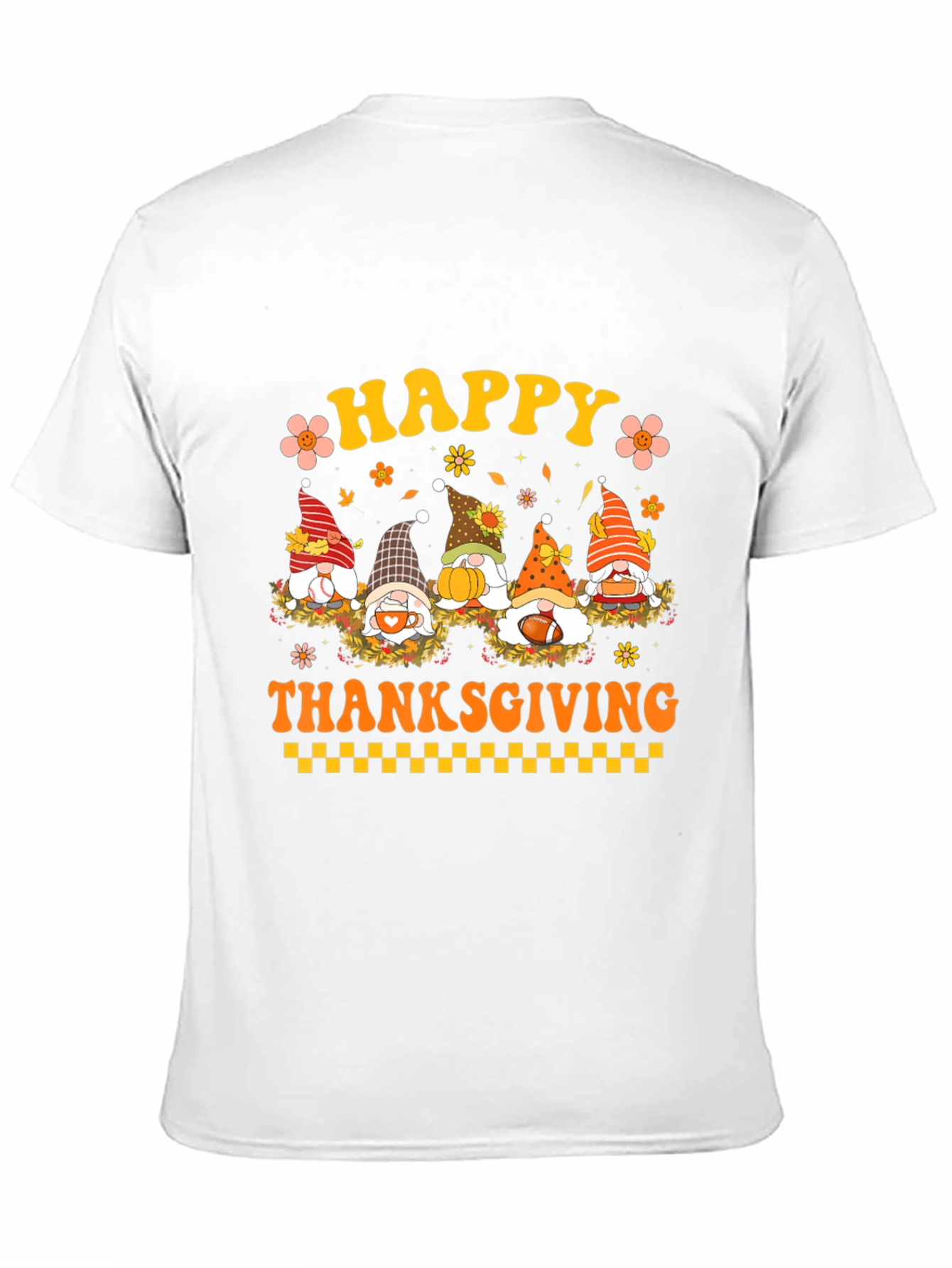 Happy Thanksgiving Gnomes Graphic Tee