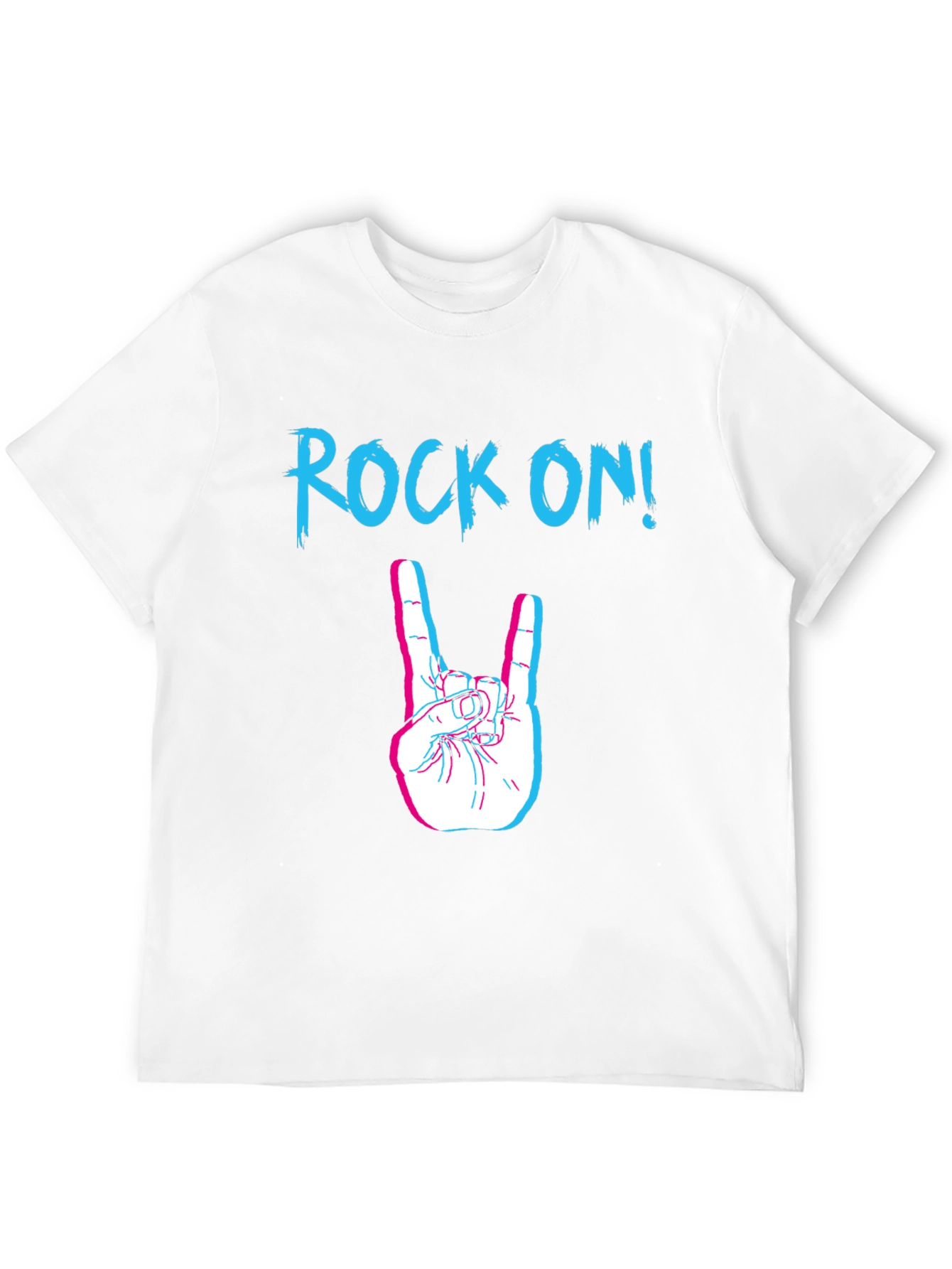 Rock On Graphic T-Shirt - Black Cotton Tee