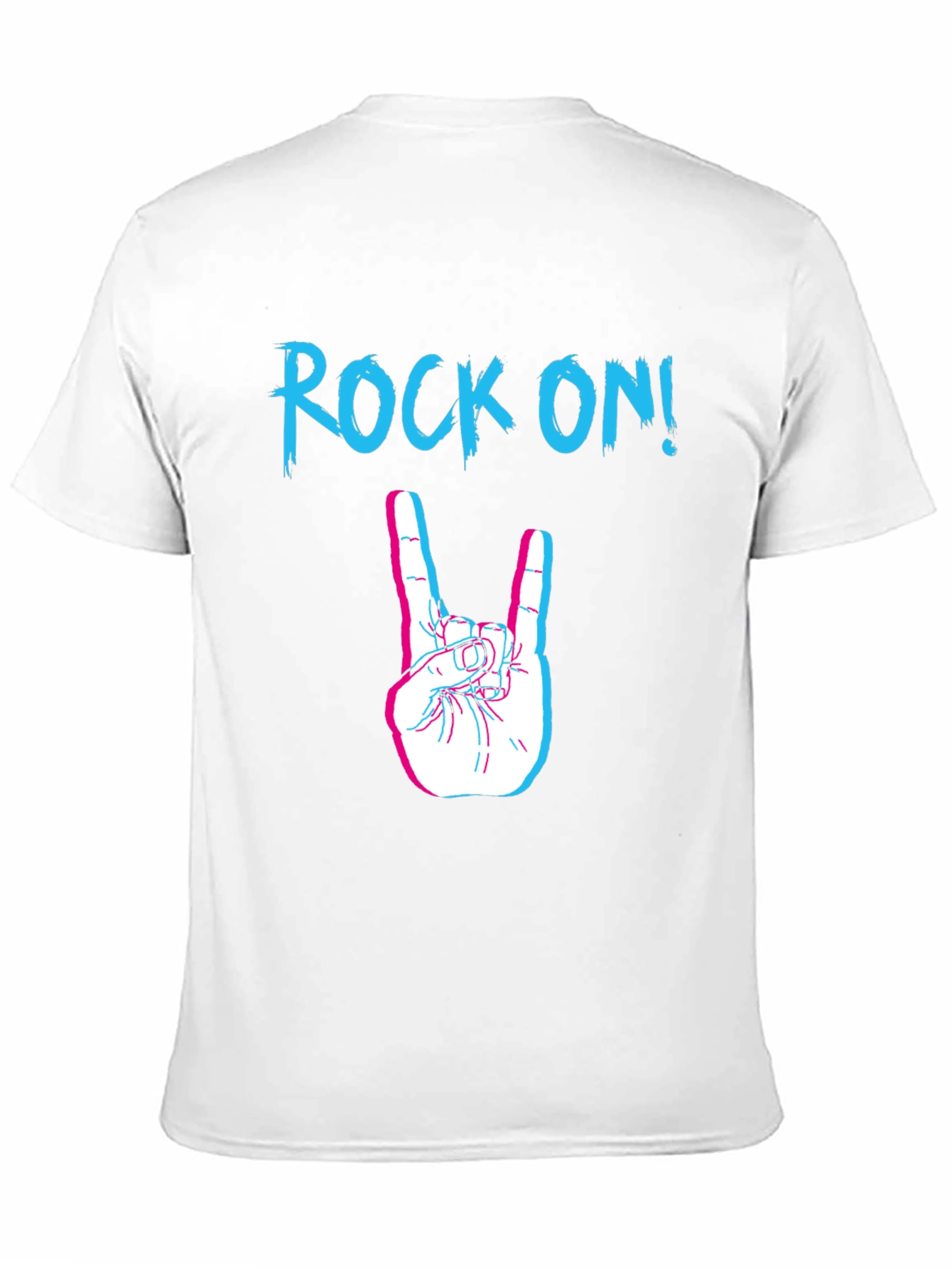 Rock On Graphic T-Shirt - Black Cotton Tee