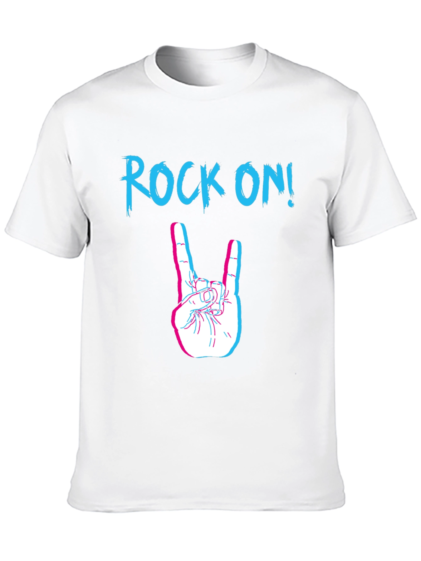 Rock On Graphic T-Shirt - Black Cotton Tee