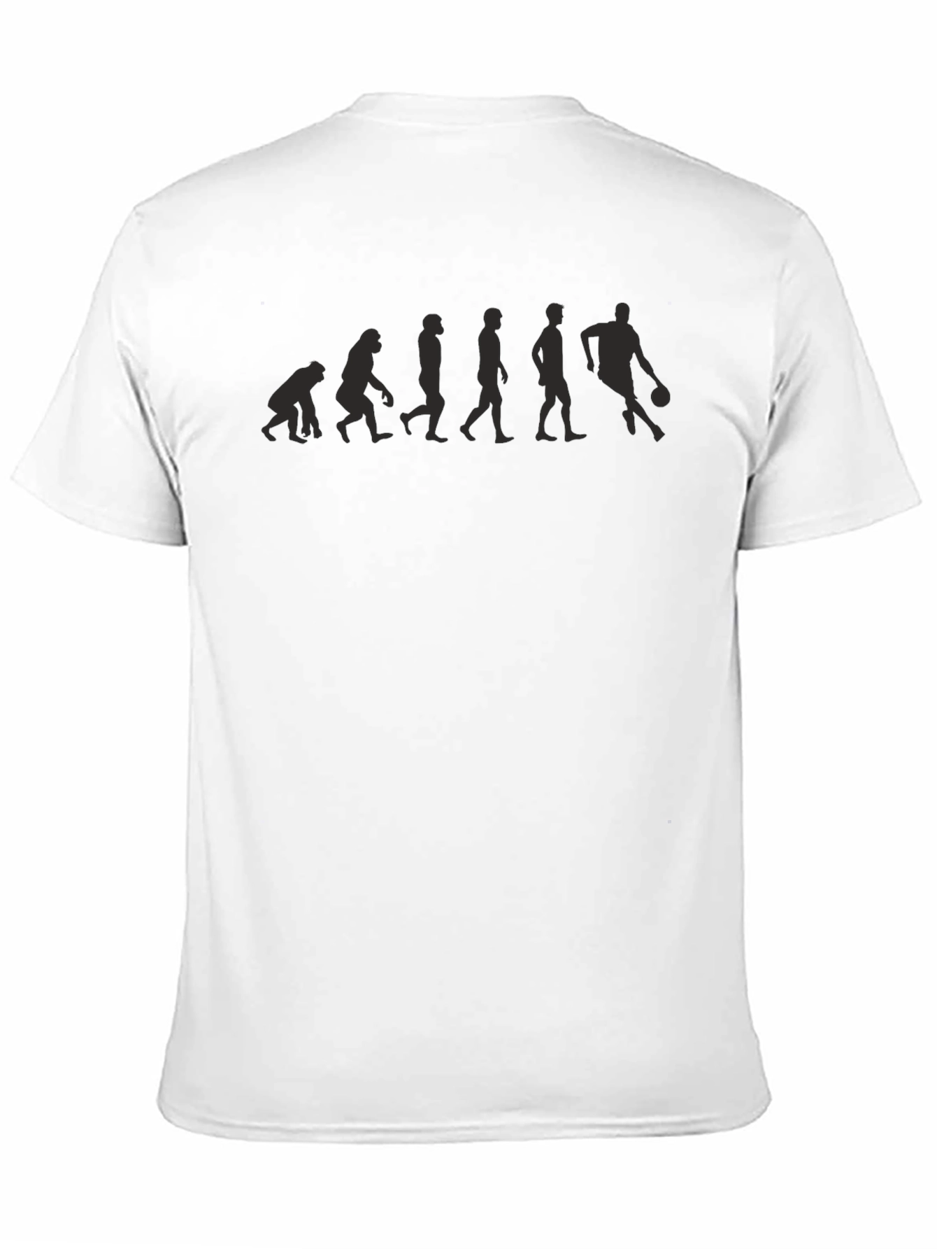 Evolution of Basketball Black T-Shirt