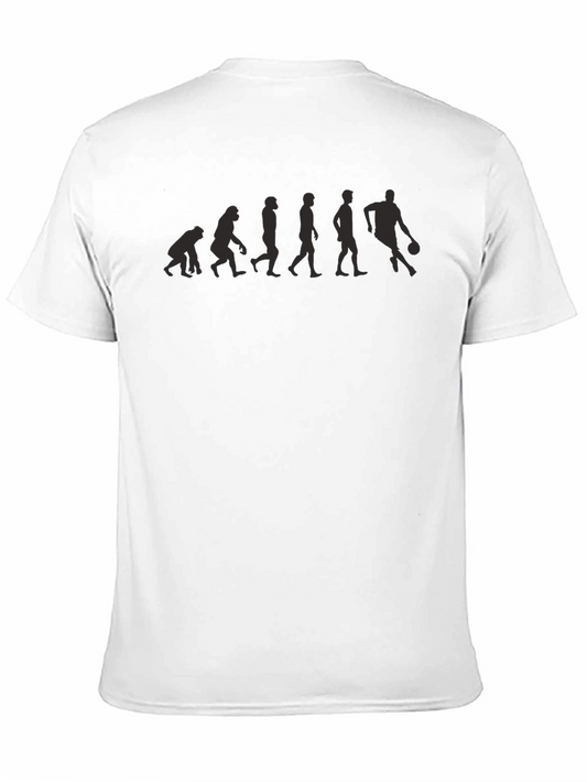 Evolution of Basketball Black T-Shirt