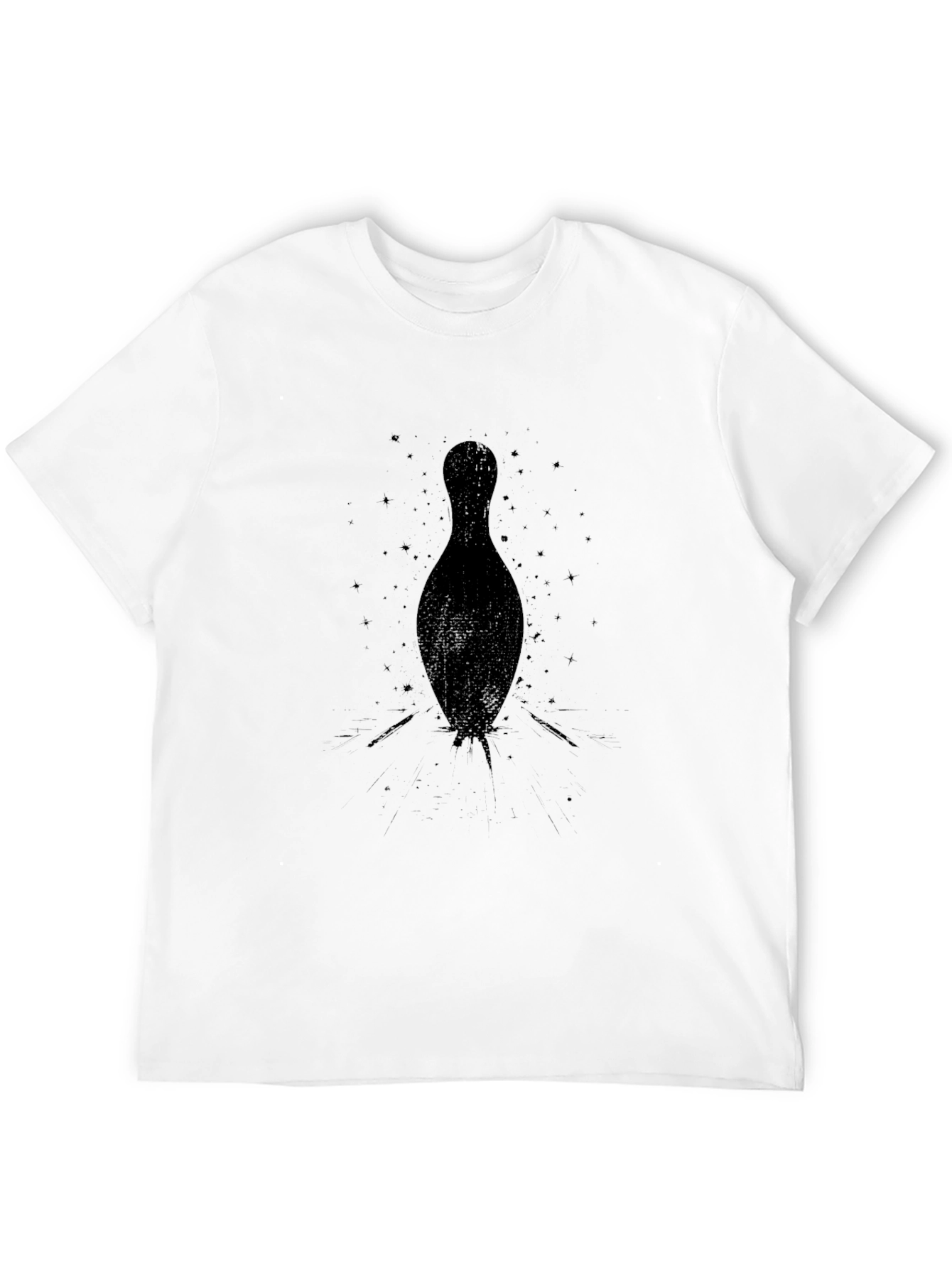 Black Bowling Pin Graphic Tee