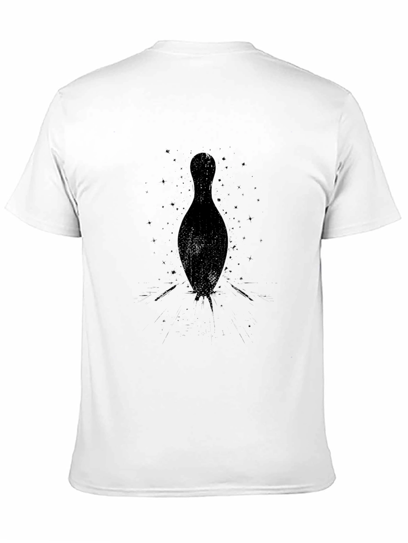 Black Bowling Pin Graphic Tee