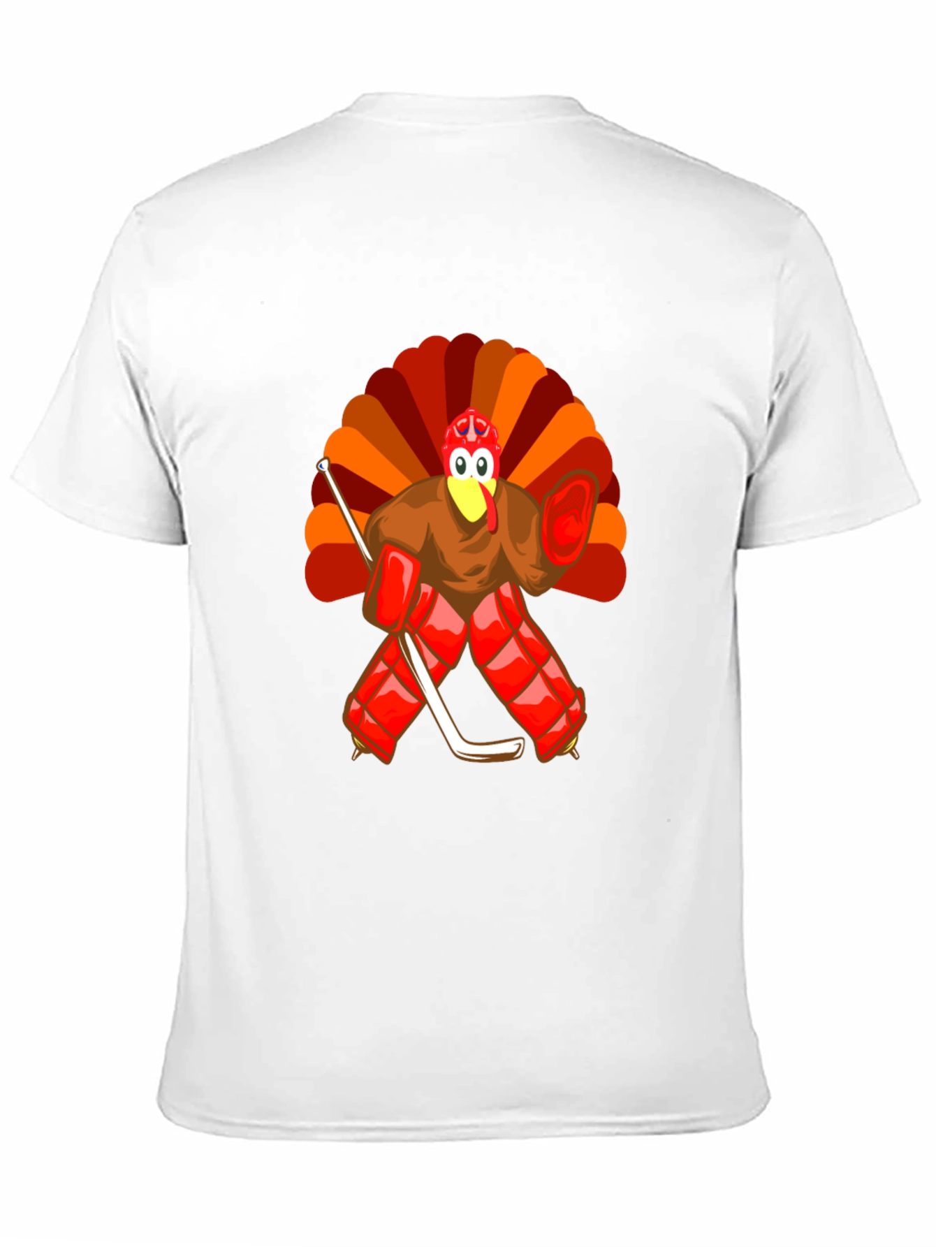 Turkey Hockey Goalie Thanksgiving T-Shirt