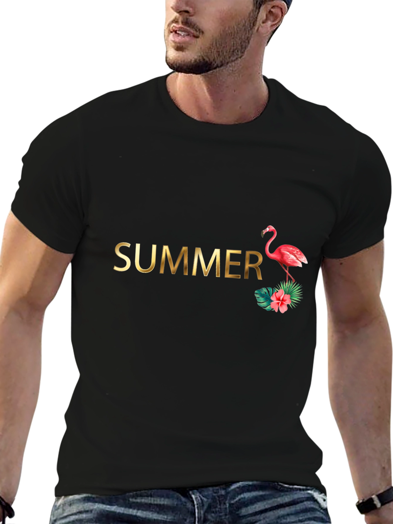 Summer Flamingo Graphic Tee