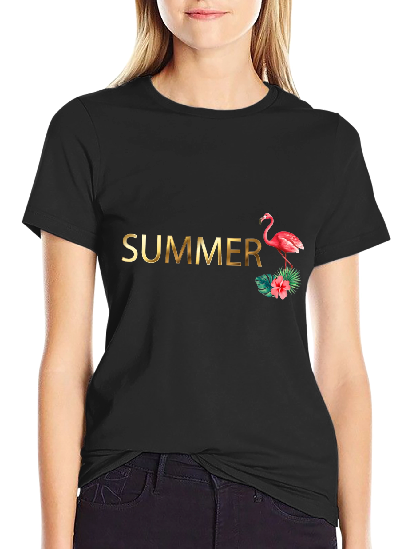 Summer Flamingo Graphic Tee