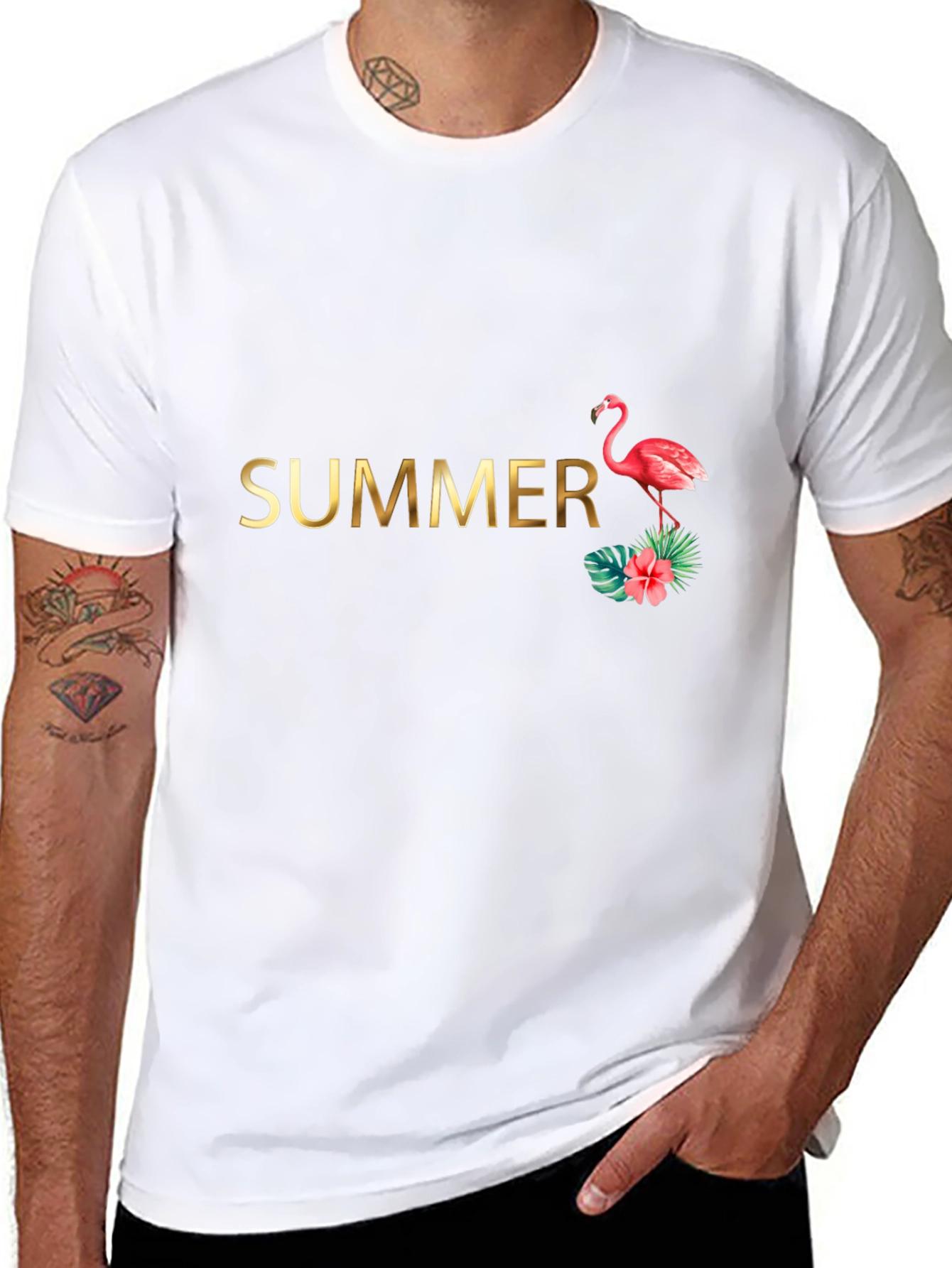 Summer Flamingo Graphic Tee