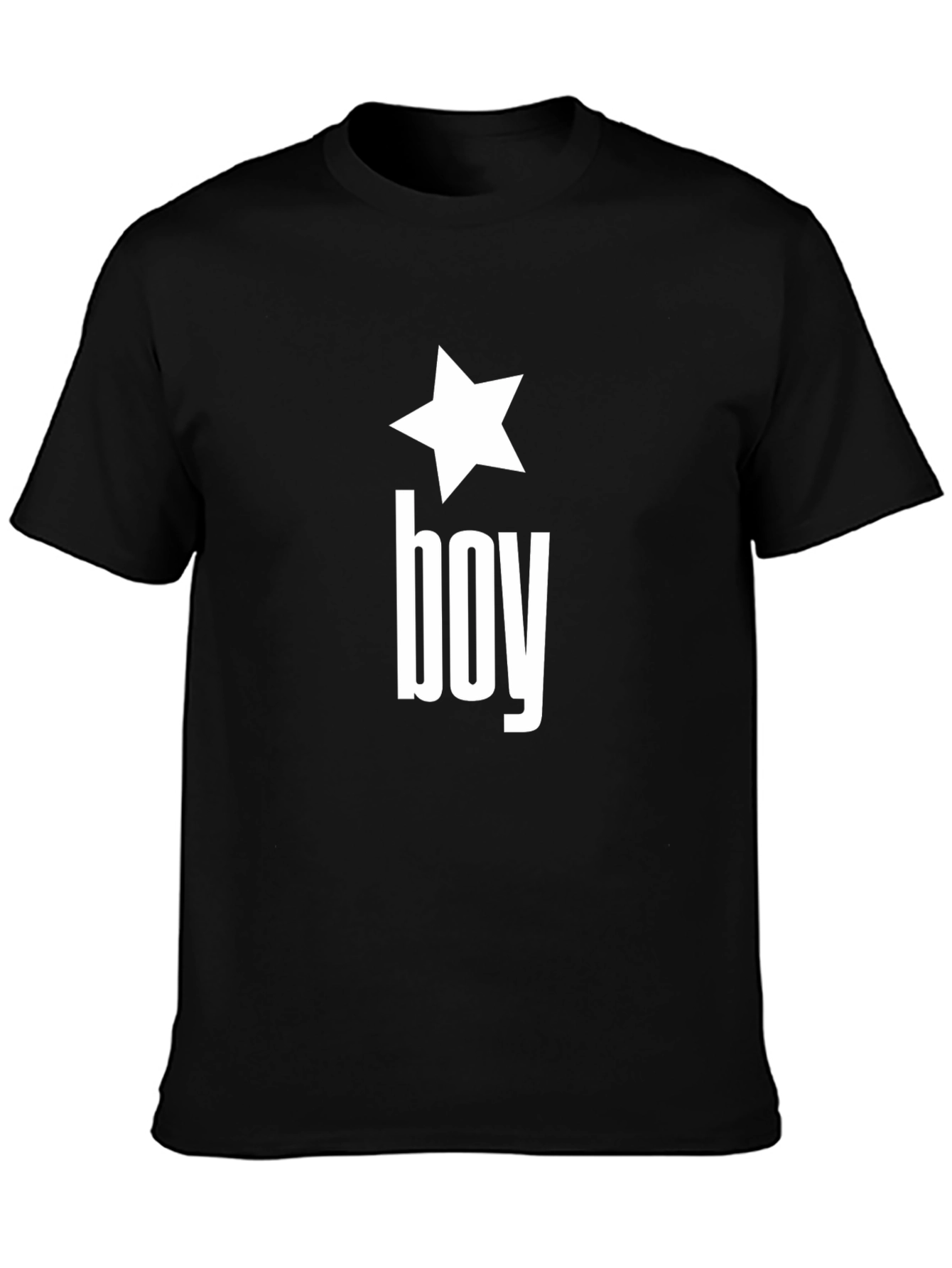 Star Boy Graphic Black T-Shirt - Trendy Casual Wear