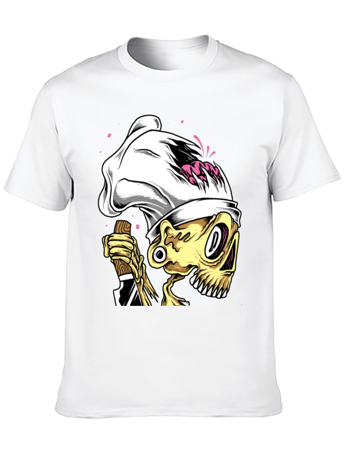 Chef Skeleton Graphic T-Shirt
