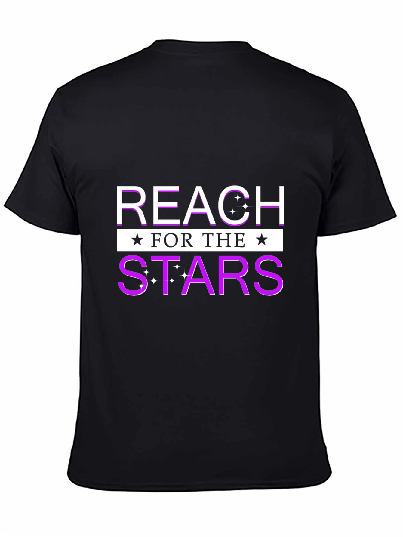 Reach For The Stars Black T-Shirt