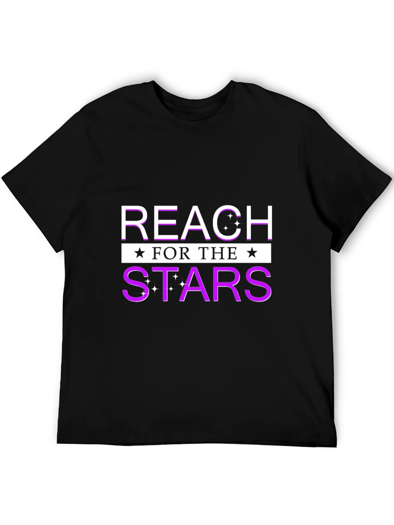 Reach For The Stars Black T-Shirt