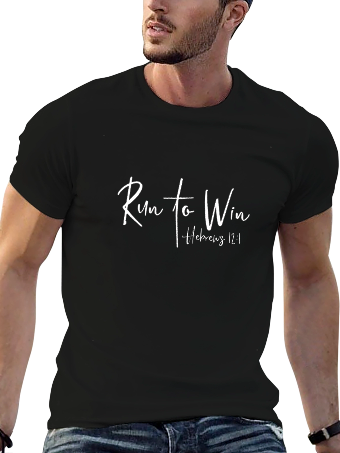 Run to Win T-Shirt - Christian Faith Based Apparel