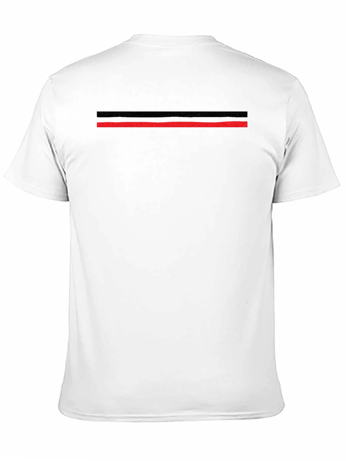 Modern Striped Black T-Shirt