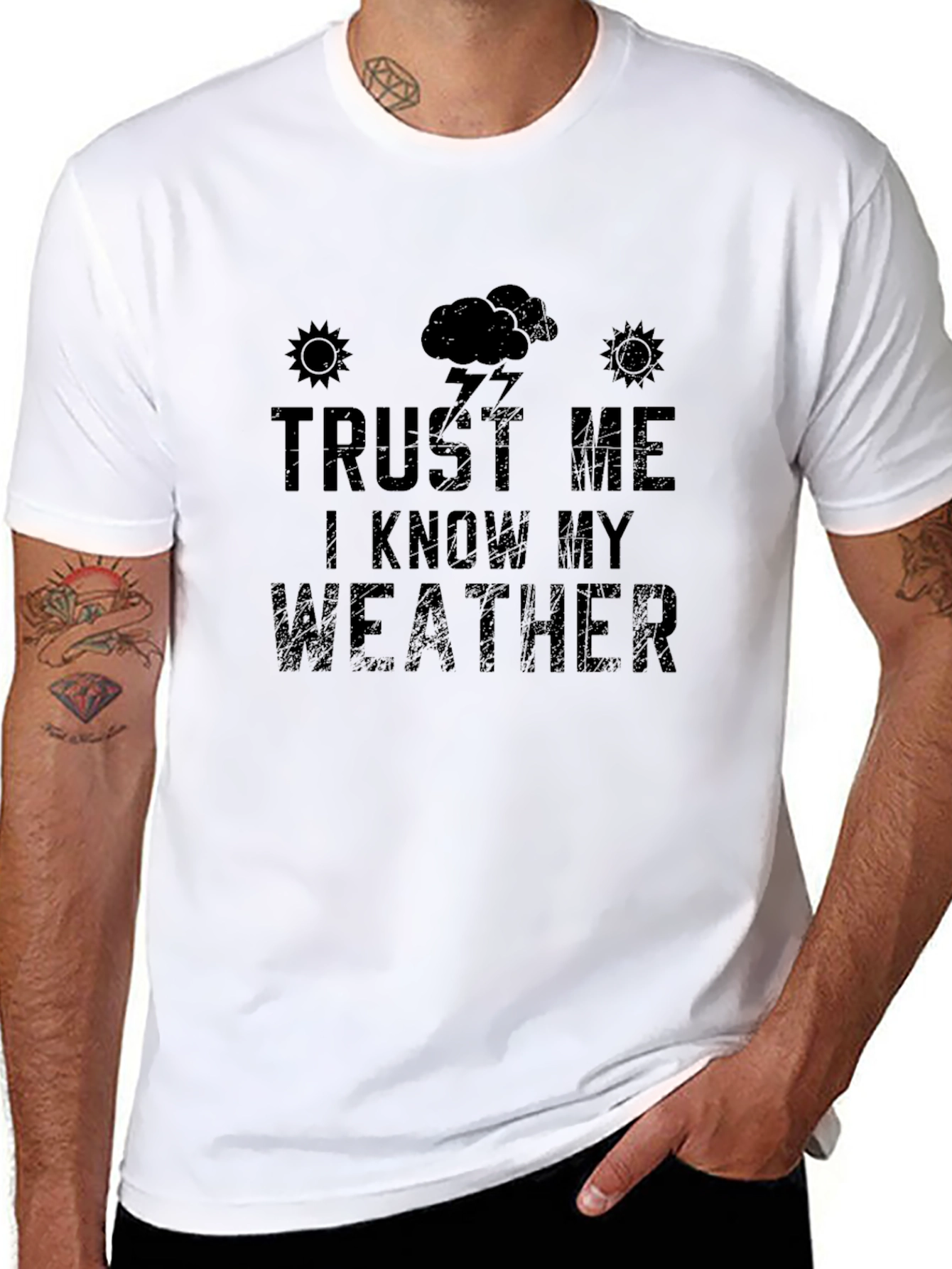Trust Me I Know My Weather Graphic Tee