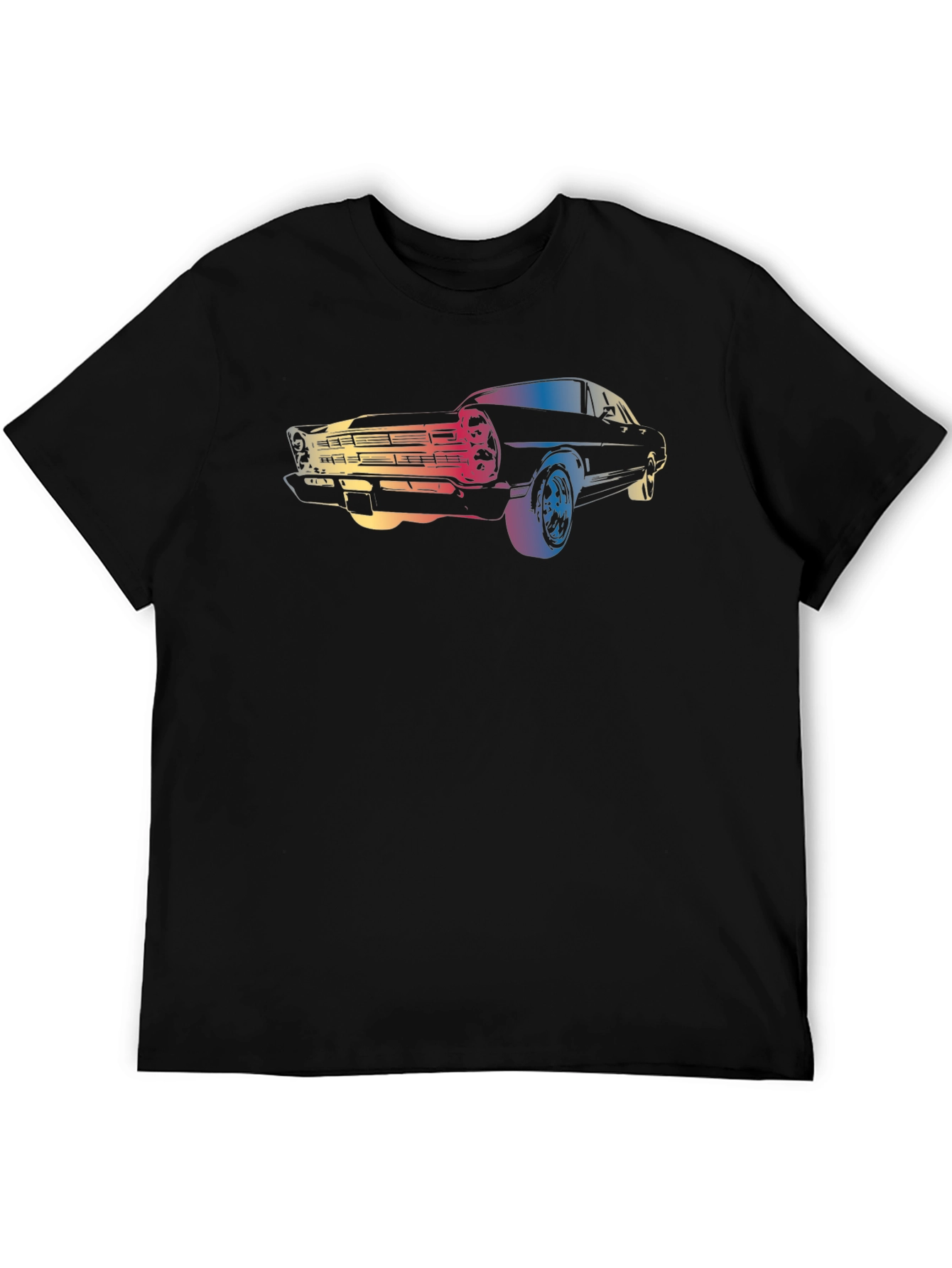 Classic Car Graphic T-Shirt - Retro Style