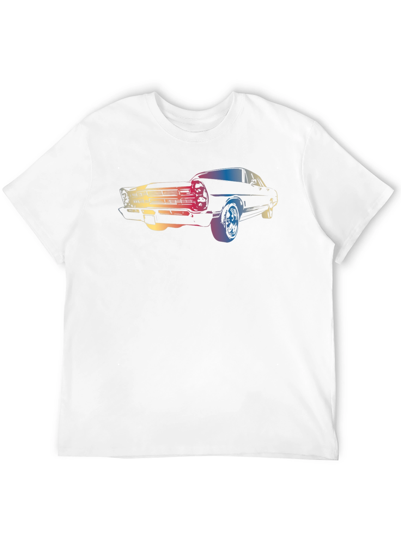 Classic Car Graphic T-Shirt - Retro Style