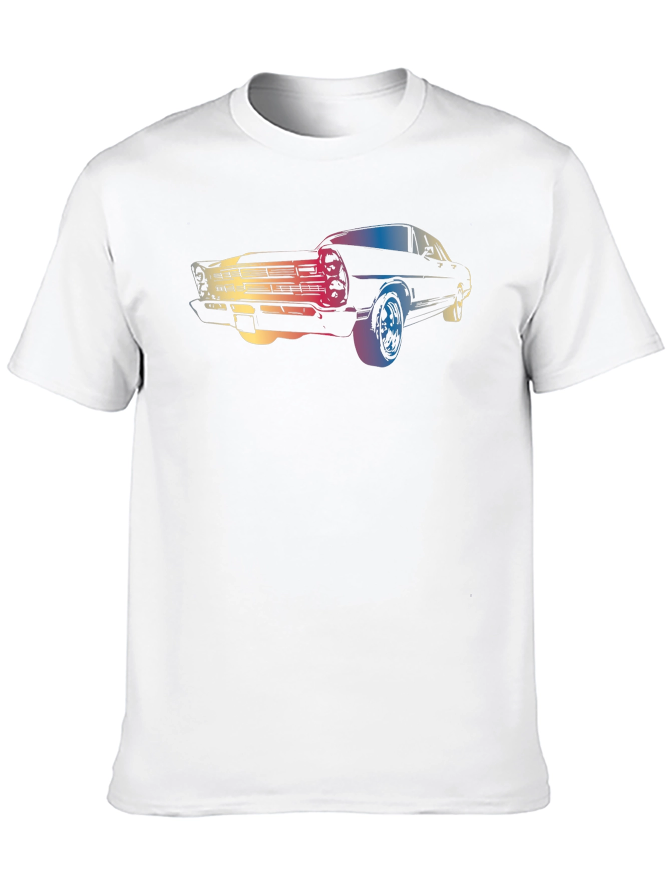 Classic Car Graphic T-Shirt - Retro Style