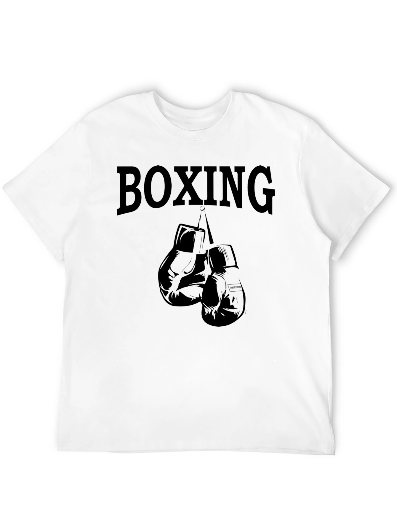 Boxing Gloves Graphic T-Shirt - Black