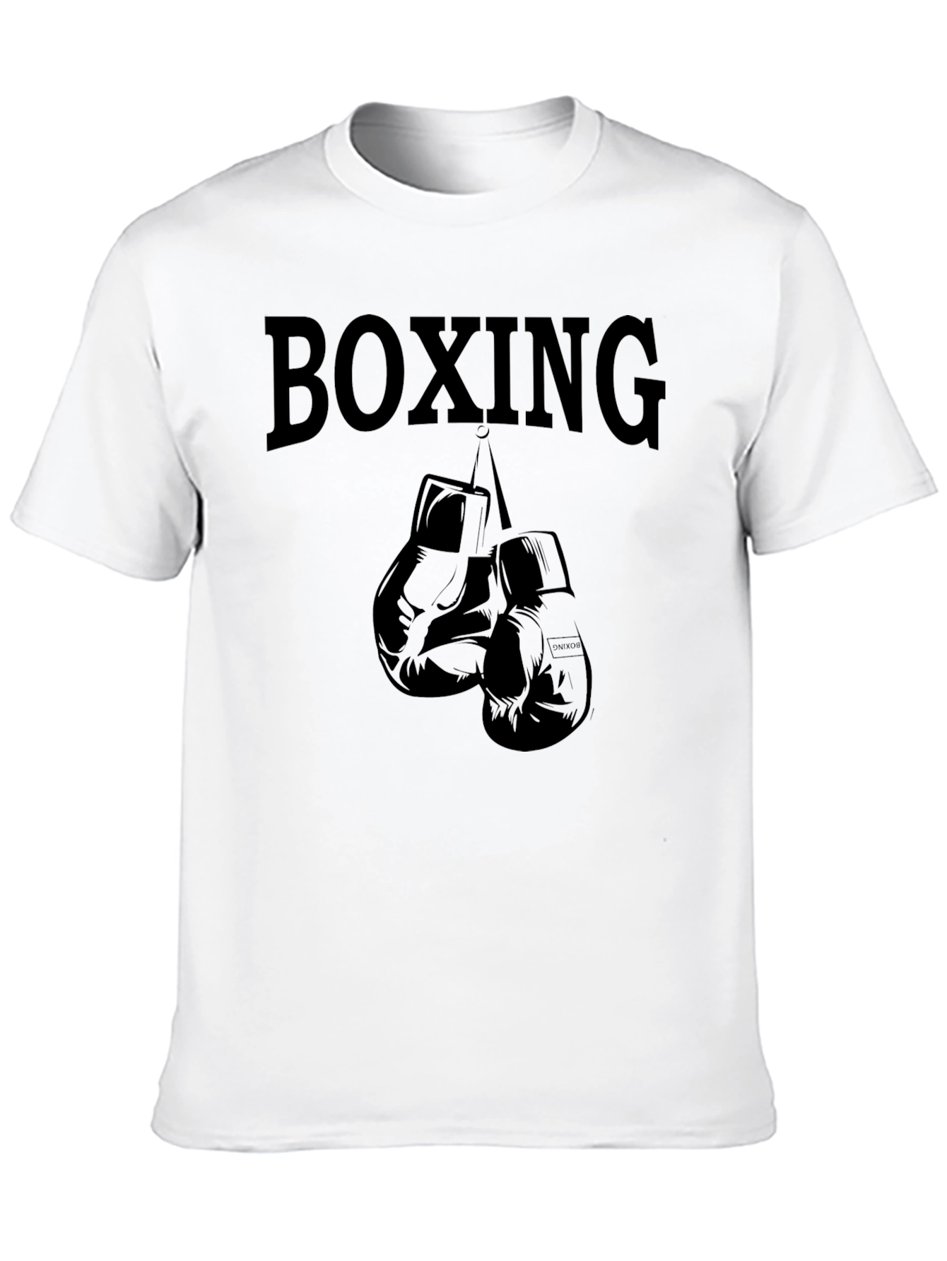 Boxing Gloves Graphic T-Shirt - Black