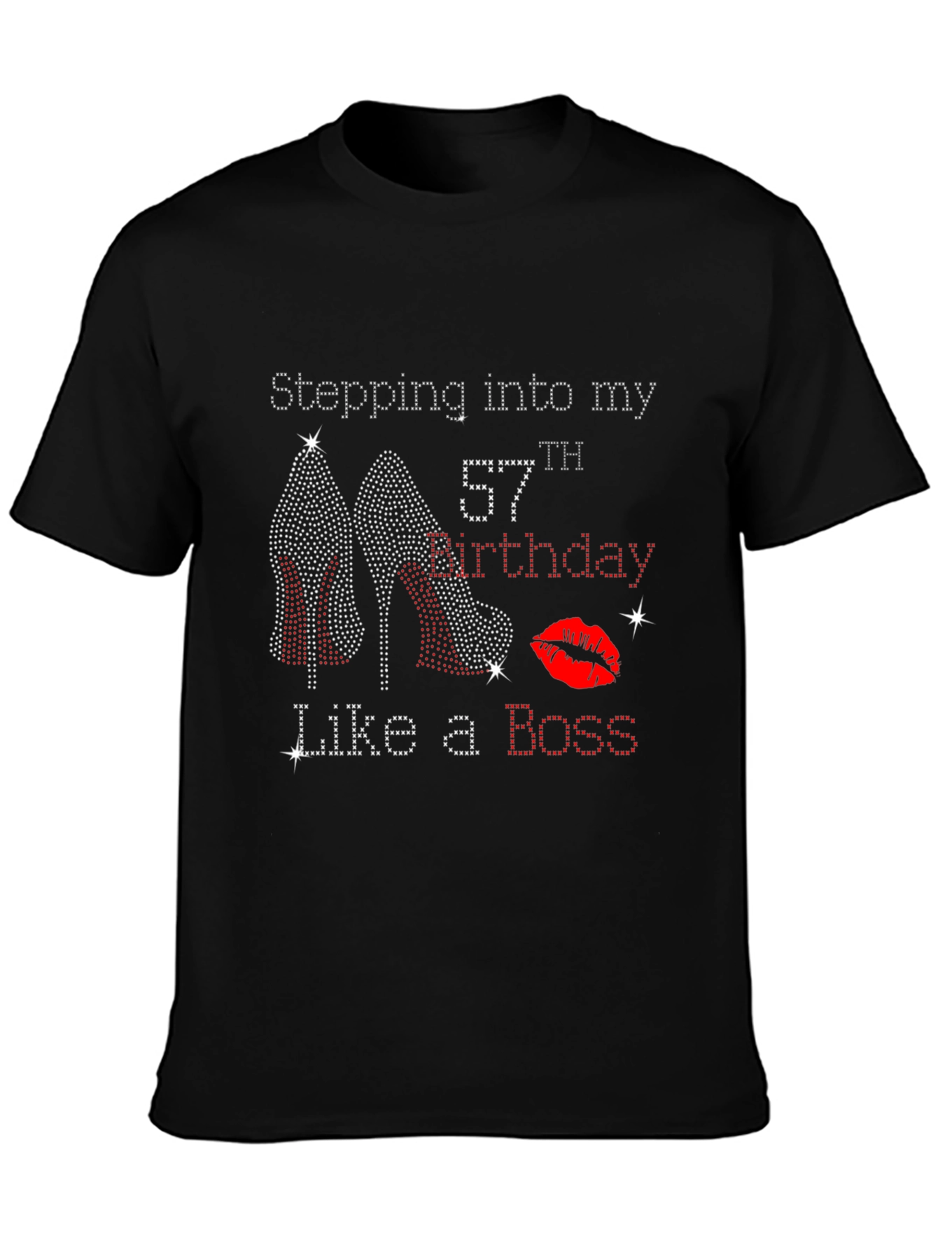 Stepping Into My 57th Birthday Like a Boss T-Shirt