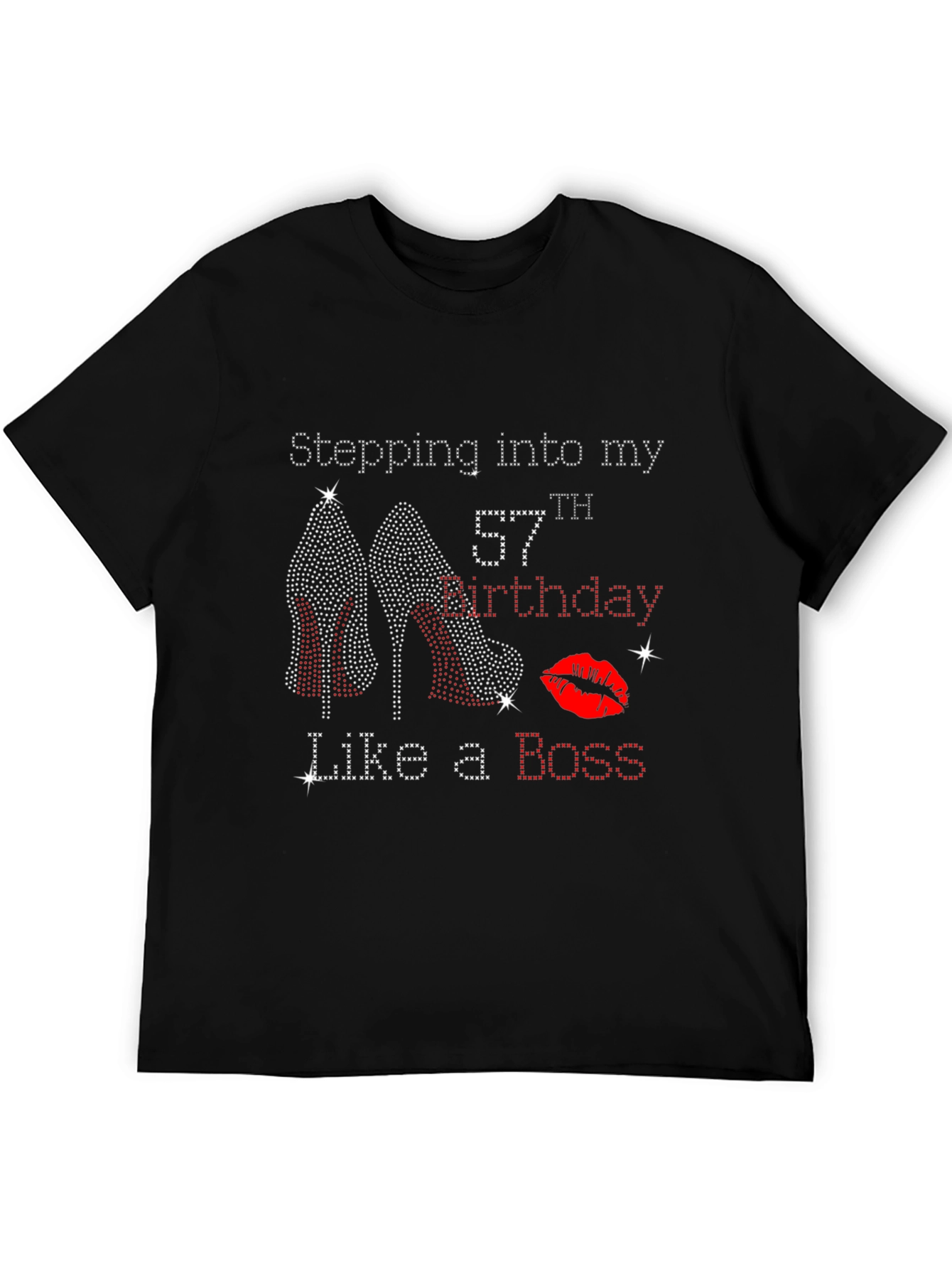 Stepping Into My 57th Birthday Like a Boss T-Shirt