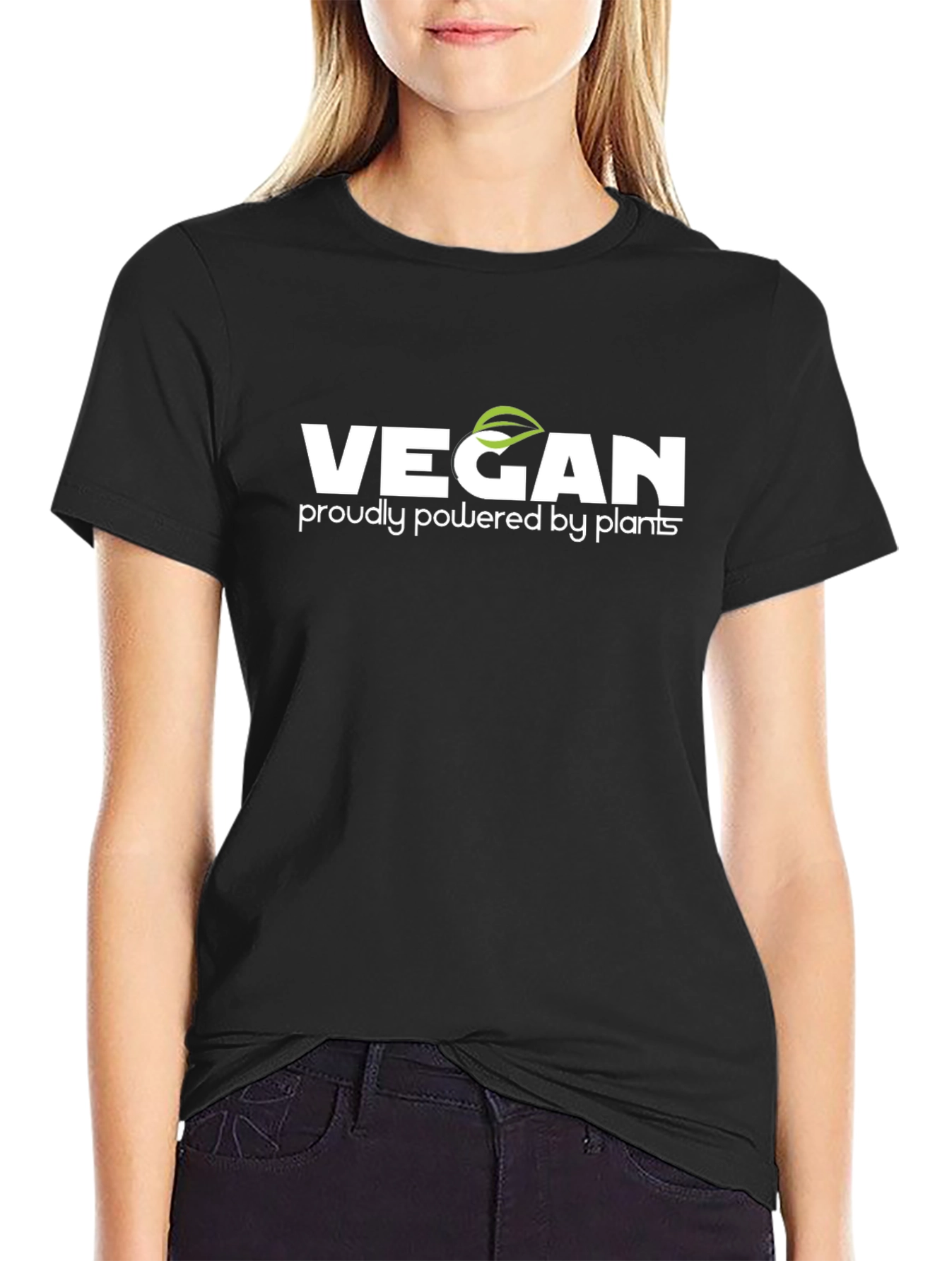 Vegan Proudly Powered by Plants Graphic Tee
