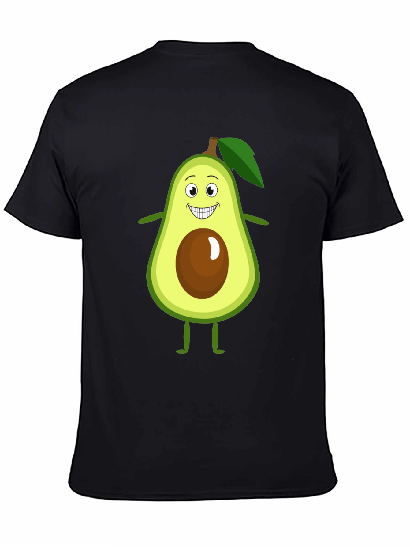 Funny Avocado Cartoon Graphic T-Shirt