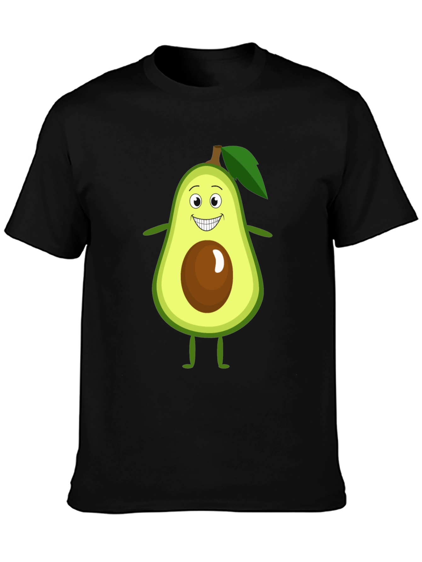 Funny Avocado Cartoon Graphic T-Shirt
