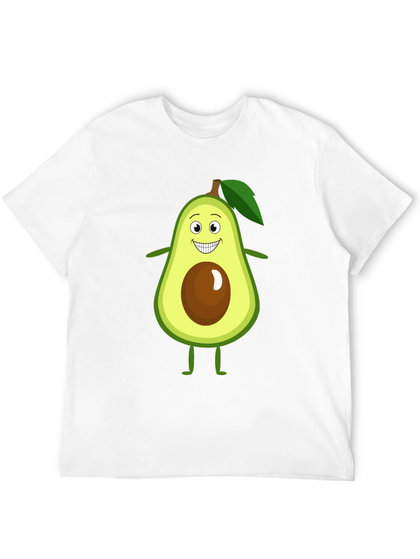Funny Avocado Cartoon Graphic T-Shirt