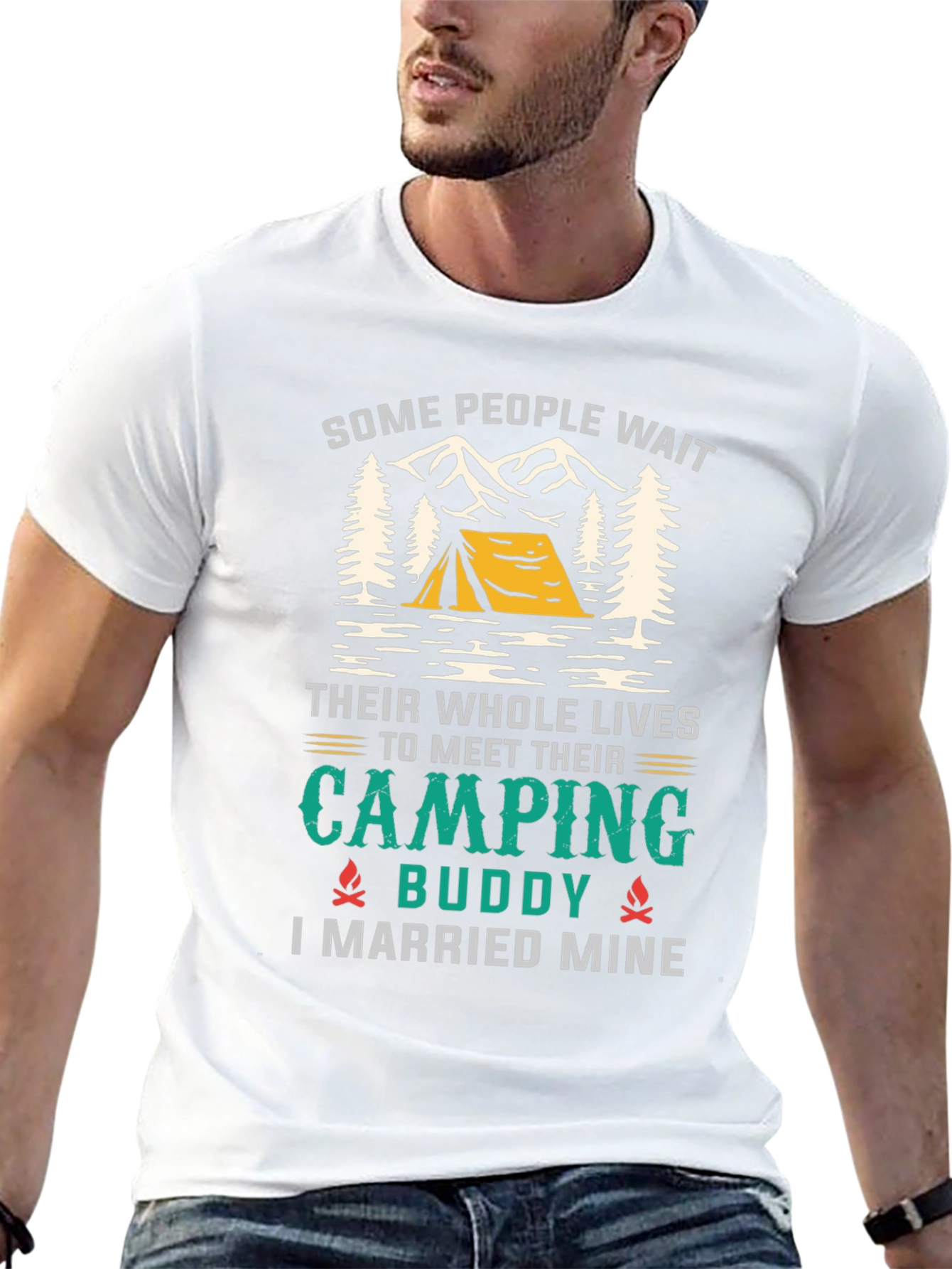 Camping Buddy T-Shirt - I Married Mine!