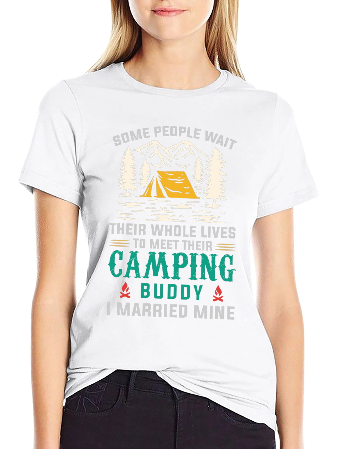 Camping Buddy T-Shirt - I Married Mine!